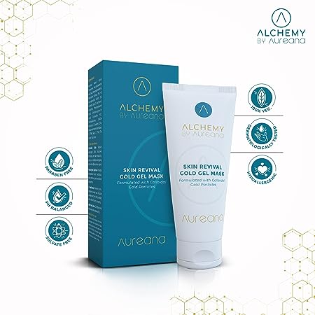 Auric By Alchemy Aureana Skin Revival Gold Gel Mask with Colloidal Gold particles