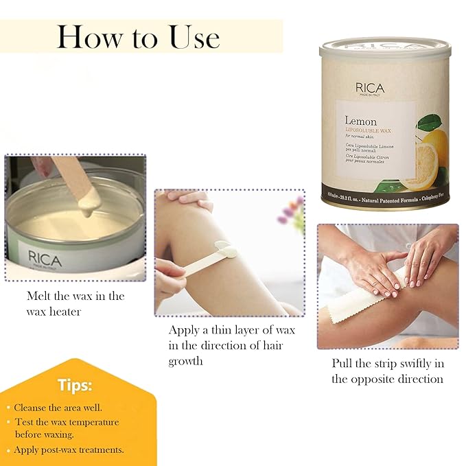 Rica Lemon Liposoluble Wax Kit