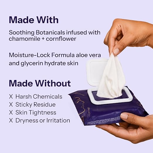 TrendTree Jasmine Makeup Remover Wet Wipes