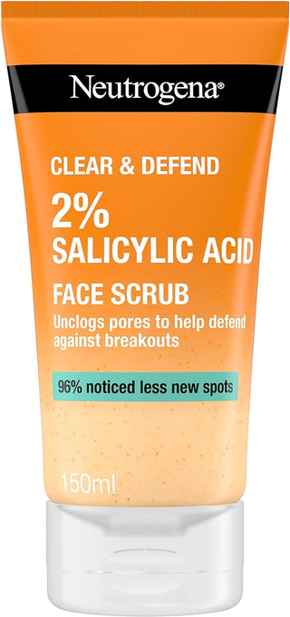 NEUTROGENA® Clear & Defend 2% Salicylic Acid Face Scrub