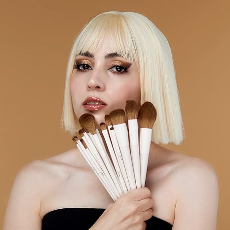 Jessup 14Pcs of Premium Synthetic Makeup Brushes Set