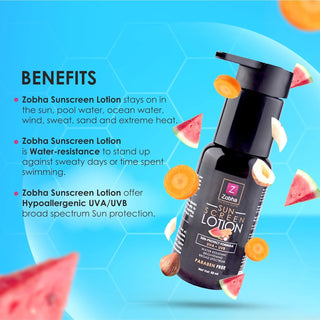 Zobha Sunscreen Lotion SPF 30 With UVA & UVB Protection 50ml
