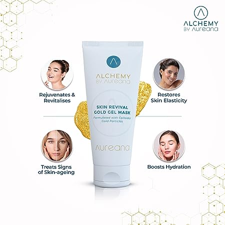 Auric By Alchemy Aureana Skin Revival Gold Gel Mask with Colloidal Gold particles