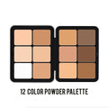 Ferrarucci 12 Color Powder Contour Palette