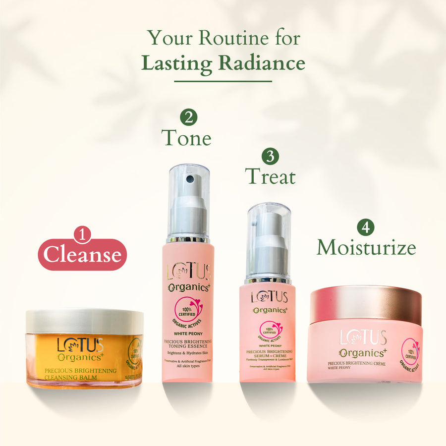 Lotus Organic Precious Brightening Cleansing Balm 50gm