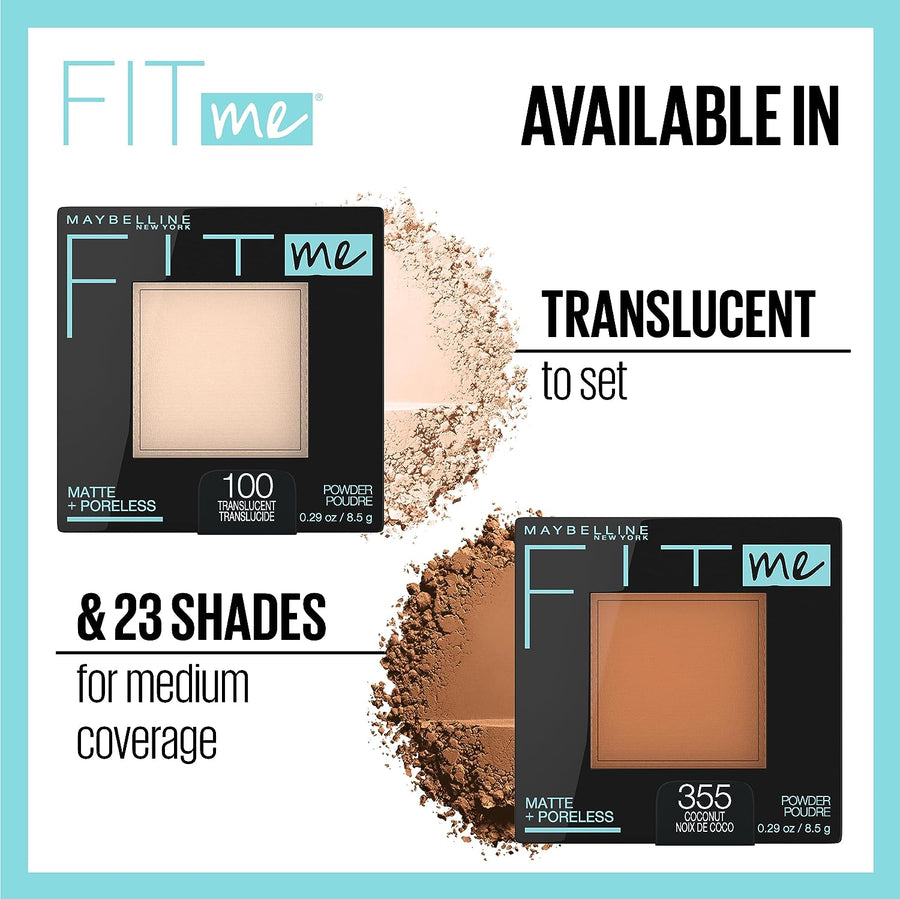 Maybelline Fit Me Matte+ Poreless Pressed Powder