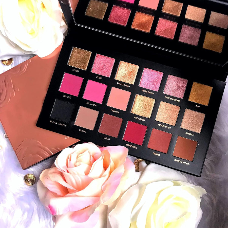 Huda Beauty Rose Gold Remastered Beauty 18 Color Eyeshadow