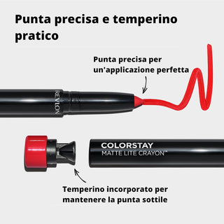 Revlon ColorStay Matte Lite Crayon Lipstick