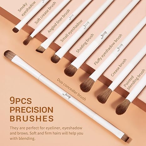 Jessup 14Pcs of Premium Synthetic Makeup Brushes Set