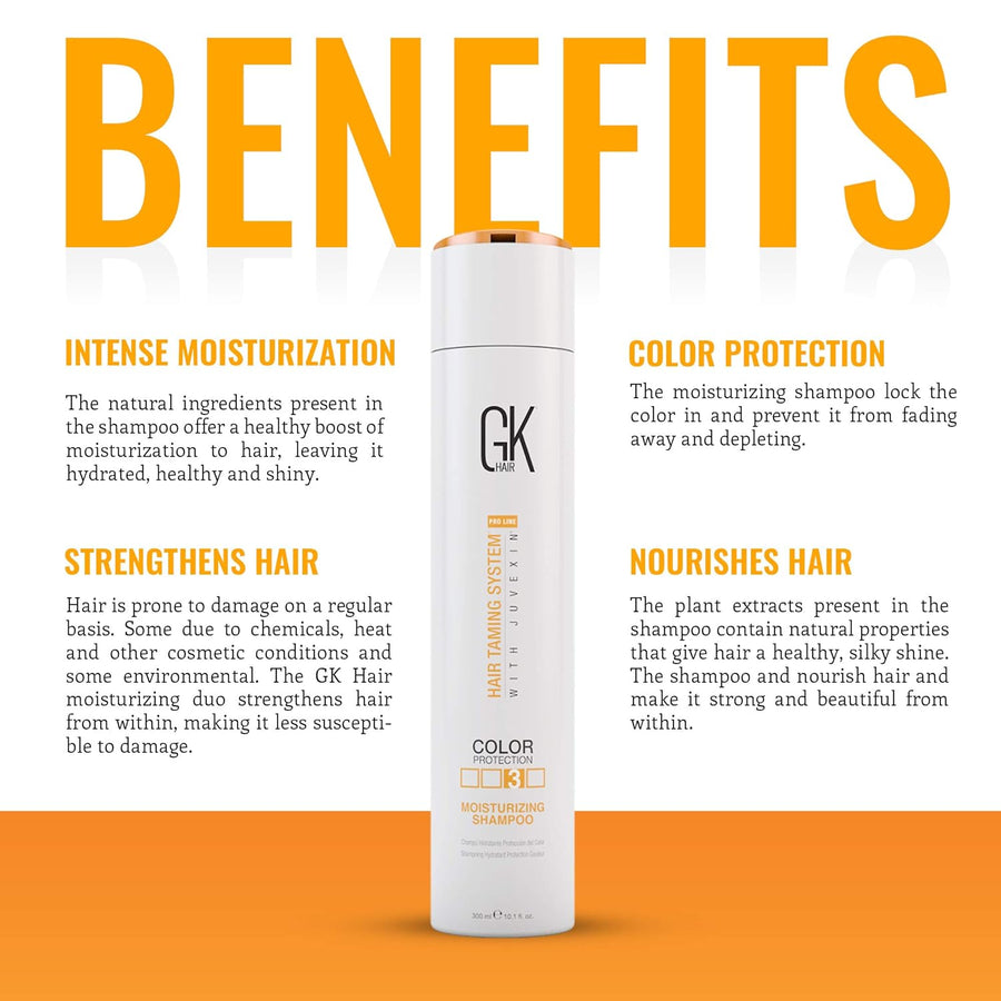 GK Hair Keratin Moisturizing Shampoo 300ml