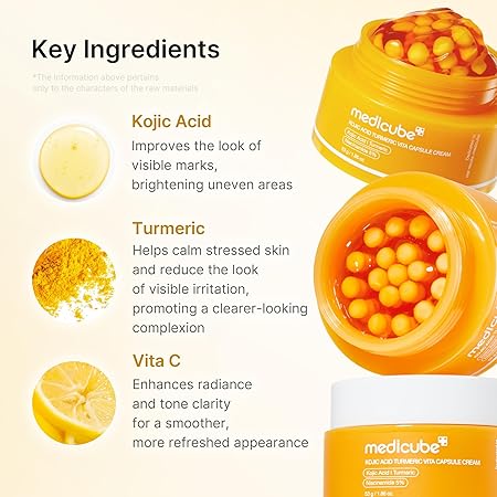 Medicube Vita A Capsule Cream with Kojic Acid & Turmeric 53gm