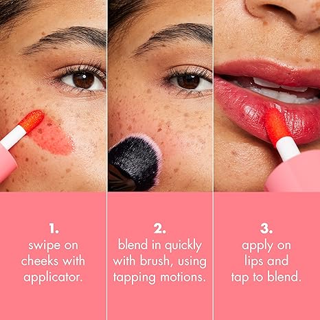 e.l.f. Sheer For It Blush Tint, Multi-Use, Long-Lasting Lip & Cheek