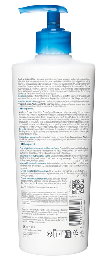 Bioderma Atoderm Creme Ultra-Nourishing 500ml
