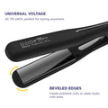 Ikonic Professional Hair Straightener - Black Pro Titanium Shine 3.0