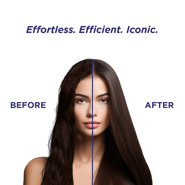 Ikonic Professional Hair Straightener - Black Pro Titanium Shine 3.0