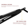 Ikonic Professional Slim Titanium Crimp 2.0 Hair Crimper