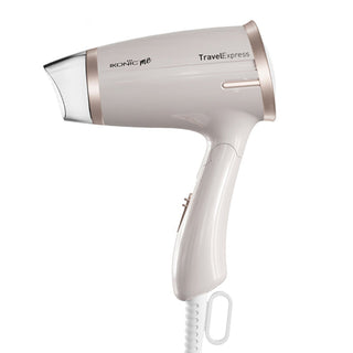 Ikonic Me Ikonic Me Hair Dryer Travel Express - White and Rose Gold
