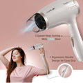 Ikonic Me Hair Dryer Travel Express - White and Rose Gold