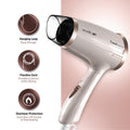 Ikonic Me Hair Dryer Travel Express - White and Rose Gold