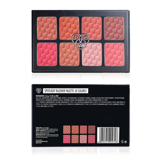 PAC Spotlight Blusher Palette X8 Colors