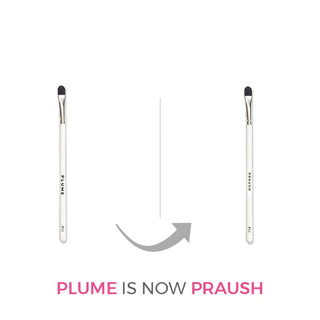 Praush P11 - Flat Synthetic Cut Crease Eye brush