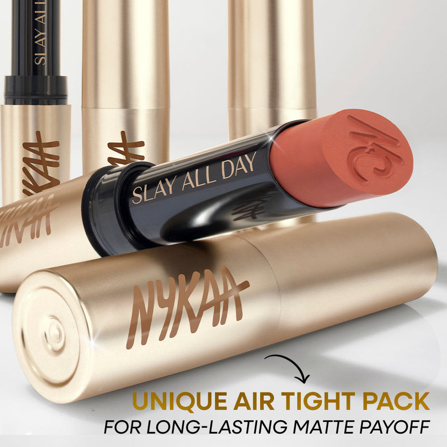 Nykaa Matte to Last No Transfer Long Lasting Lipstick - Madras Kaapi (3.5g)