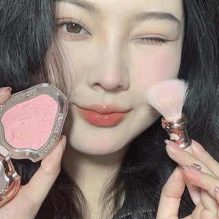 Flower Knows Unicorn Embossed Blush (Snowy Pearl 01