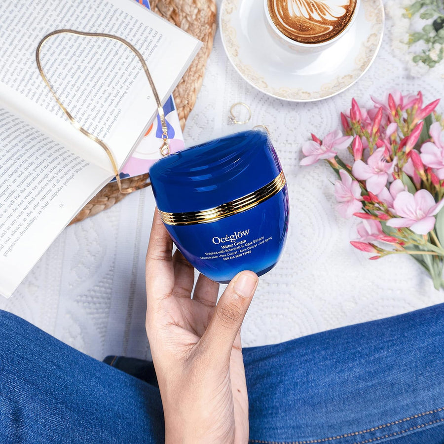 Oceglow Anti Ageing Water Cream For Women with Algae Extract