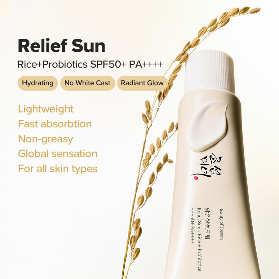 Beauty of josean Relief Sun : Rice + Probiotics (SPF50+ PA++++)