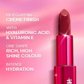 Nykaa Ultra Silk Hydrating Satin Serum Creme Glitter Lipstick with Hyaluronic Acid