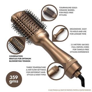 Alan Truman The Blow Brush Cappuccino Gold