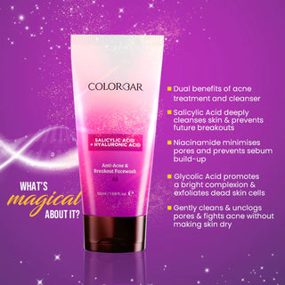 Colorbar Anti Acne & Breakout Face Wash 50ml