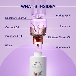 Bare Anatomy Rosemary & Hibiscus Hair Growth Oil - 100 ml