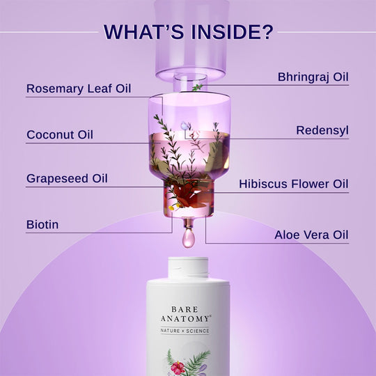 Bare Anatomy Rosemary & Hibiscus Hair Growth Oil - 100 ml