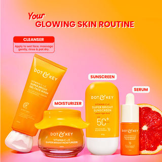 Dot & key Vitamin C + E Gel Face Wash for Glowing Skin 175ml