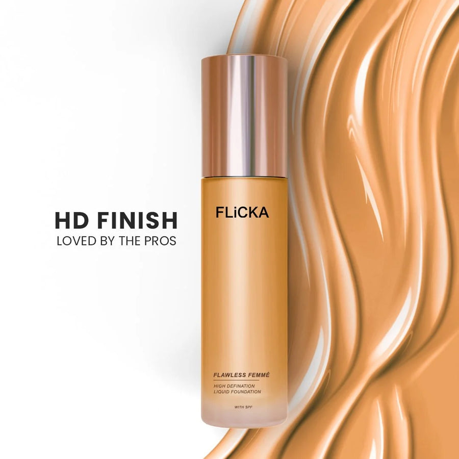 Flicka Flawless Femme HD Liquid Foundation 35ml