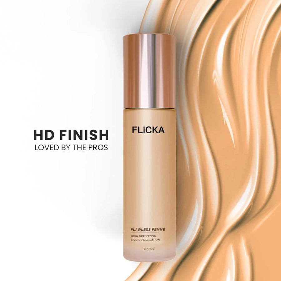 Flicka Flawless Femme HD Liquid Foundation 35ml