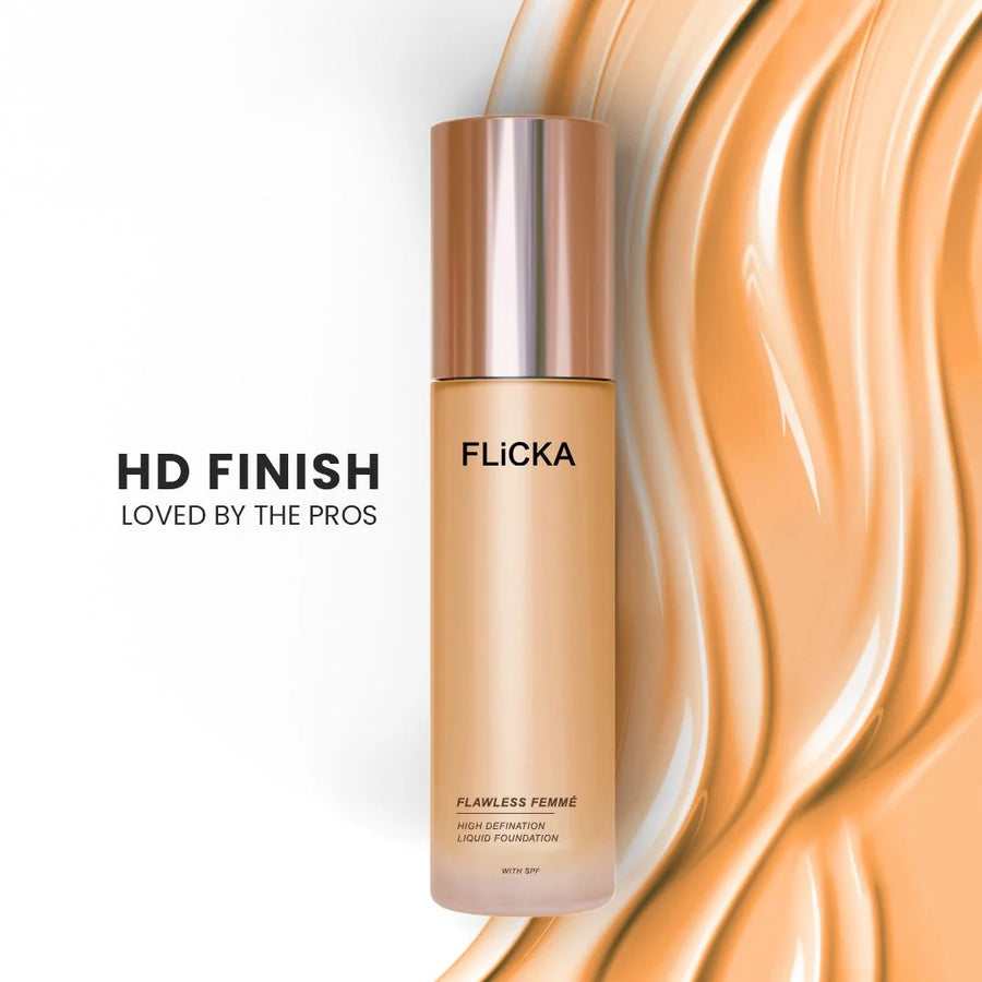 Flicka Flawless Femme HD Liquid Foundation 35ml