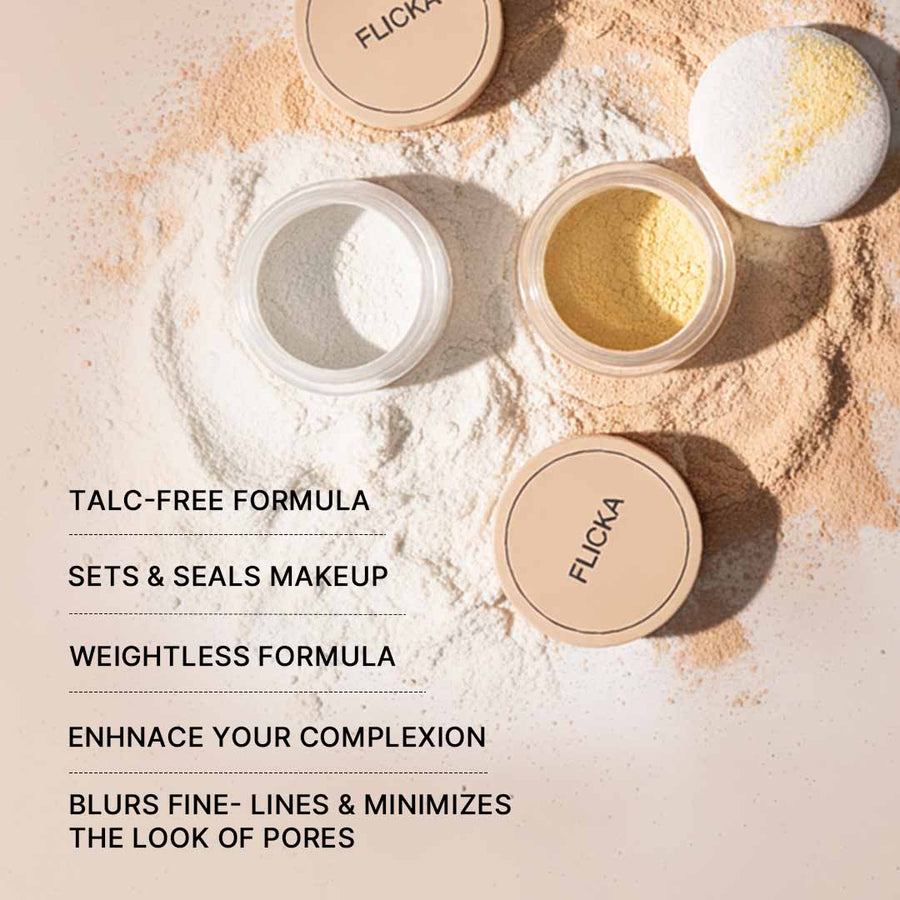 Flicka Cosmetics Dust It Off Loose Powder