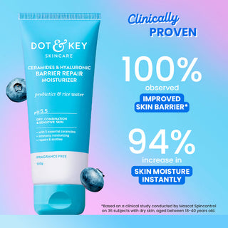 Dot & Key Barrier Repair Moisturizer (Hyaluronic + Ceramides) 120gm