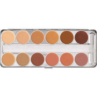 KRYOLAN DERMACOLOR CAMOUFLAGE 12 Color  PALETTE