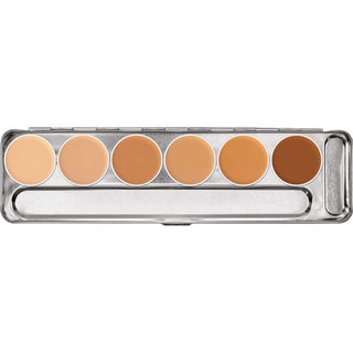 Kryolan Dermacolor Camouflage Creme' Palette 6 Color