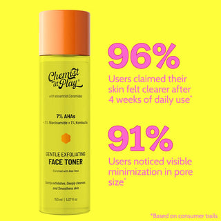 Chemist at Play Glycolic Acid Face Toner for Gentle Exfoliation & Skin Hydration - 150 ml