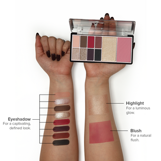 Character Cosmetics Face and Eye Palette