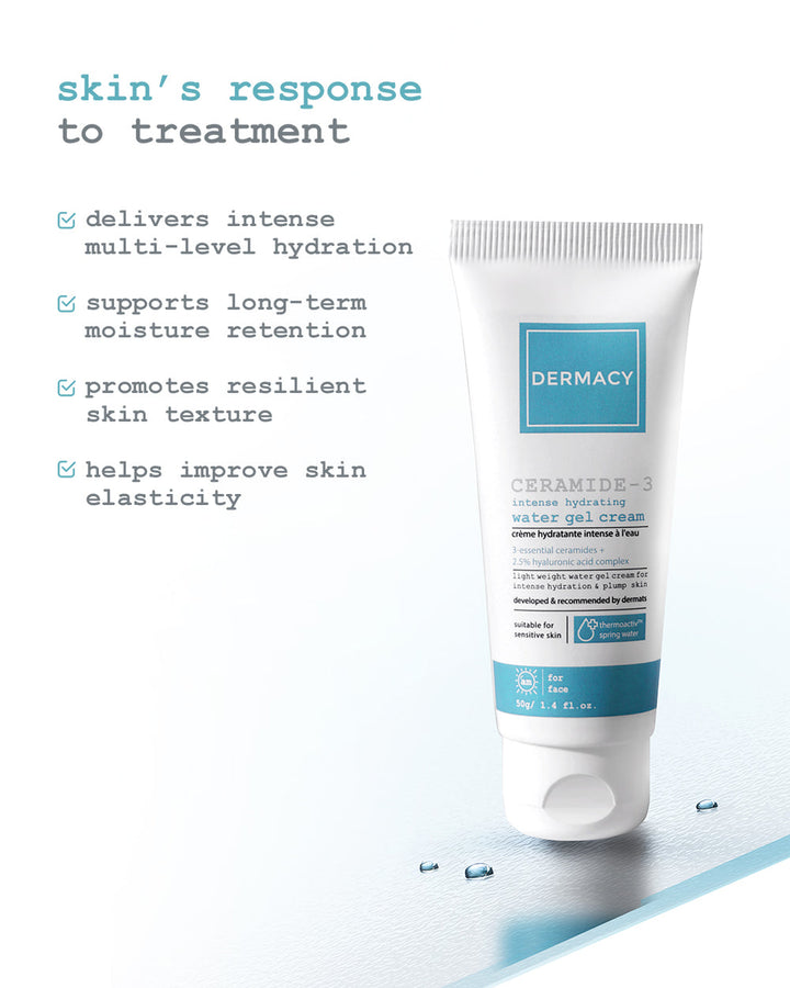 DERMACY ceramide-3 intense hydrating water gel cream 50gm