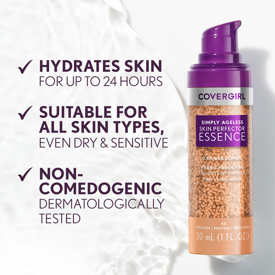 COVERGIRL Simply Ageless Skin Perfector Essence Hydro Fresh Tint