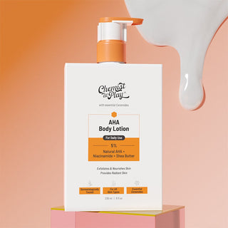 Chemist at paly 5% AHA Body Lotion with Niacinamide & Shea Butter - 236 ml