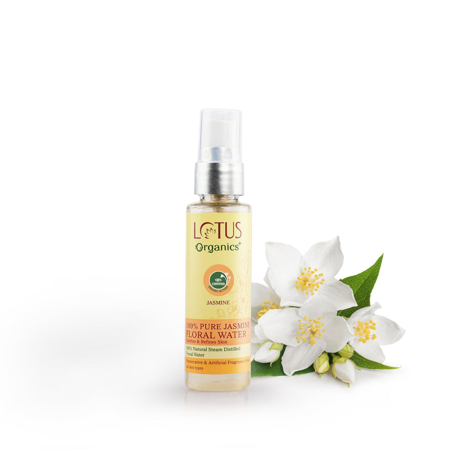 Lotus Organics+ 100% PURE JASMINE FLORAL WATER 50ml