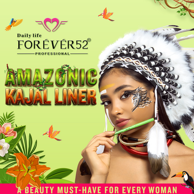 Forever 52 Amazonic Black Kajal Pencil, Pack of 2