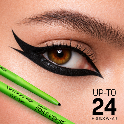 Forever 52 Amazonic Black Kajal Pencil, Pack of 2